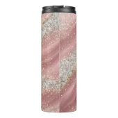 Bouteilles Isothermes Parties scintillant en argent des perles roses Tex (Dos)