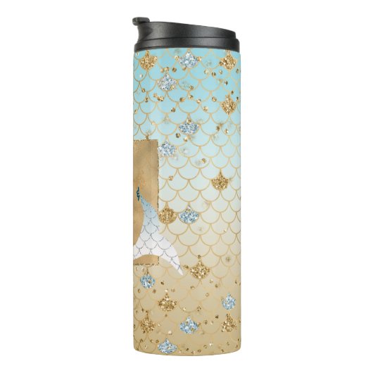 Bouteilles Isothermes Parties scintillant étincelante Vermaid bleu or (Tourné sur la droite)