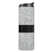 Bouteilles Isothermes Parties scintillant gris argent scintille Monogram (Tourné sur la gauche)
