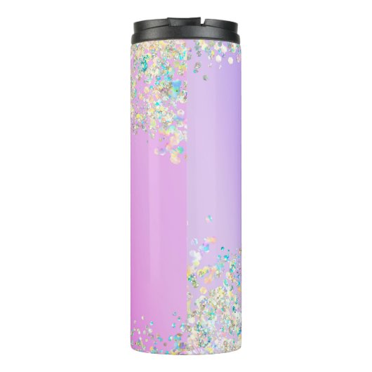 Bouteilles Isothermes Parties scintillant holographique branchée (Dos)