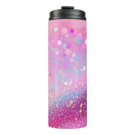 Bouteilles Isothermes Parties scintillant holographique rose Tumbler the (Devant)