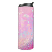 Bouteilles Isothermes Parties scintillant holographique rose Tumbler the (Tourné sur la gauche)