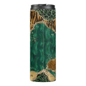 Bouteilles Isothermes Parties scintillant moderne Poster de animal Green (Dos)