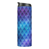 Bouteilles Isothermes Parties scintillant Motif de l'échelle Dragon (Tourné sur la droite)