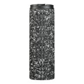 Bouteilles Isothermes Parties scintillant Noire Simple Et Étincelles Bla (Dos)