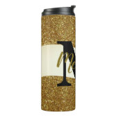 Bouteilles Isothermes Parties scintillant personnalisée (Tourné sur la gauche)