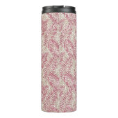 Bouteilles Isothermes Parties scintillant rose crème Glitz Feuilles trop (Dos)