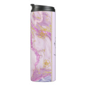 Bouteilles Isothermes *~* Parties scintillant rose Vins d'or Marbre Tumb (Tourné sur la droite)