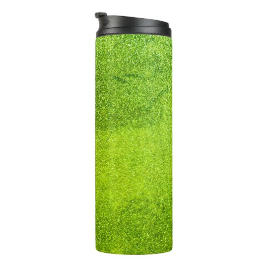 Bouteilles Isothermes Parties scintillant verte (Tourné sur la droite)