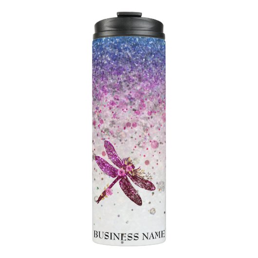 Bouteilles Isothermes *~* Parties scintillant violet bleu Dragon Fly Gir (Devant)