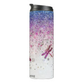 Bouteilles Isothermes *~* Parties scintillant violet bleu Dragon Fly Gir (Tourné sur la droite)