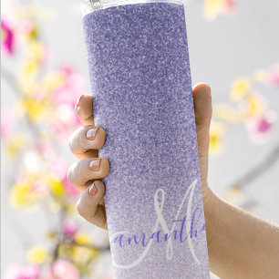 Bouteilles Isothermes Parties scintillant violet moderne étincelles Nom 