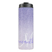 Bouteilles Isothermes Parties scintillant violet moderne étincelles Nom  (Devant)