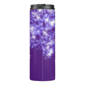 Bouteilles Isothermes Parties scintillant violet simple étoiles scintill (Dos)
