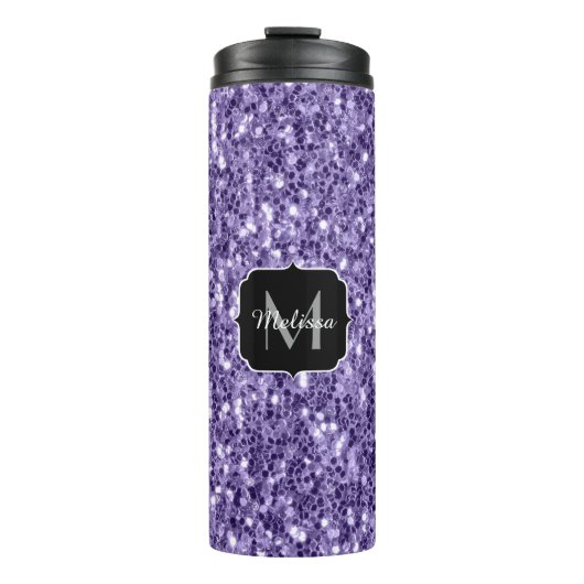 Bouteilles Isothermes Parties scintillant violet ultra violet scintille  (Devant)