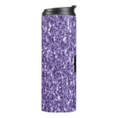 Bouteilles Isothermes Parties scintillant violet ultra violet scintille  (Tourné sur la gauche)