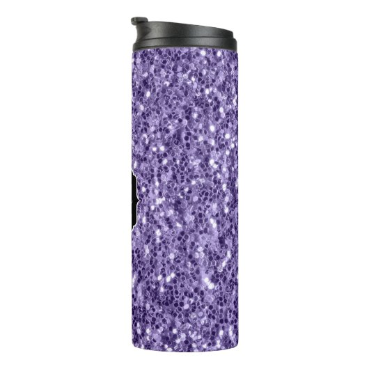 Bouteilles Isothermes Parties scintillant violet ultra violet scintille  (Tourné sur la droite)