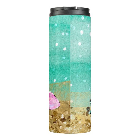 Bouteilles Isothermes *~* Parties scintillant Whimsical Tortues de mer C (Dos)