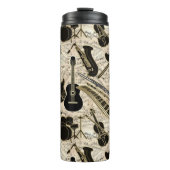 Bouteilles Isothermes Partition et instruments Black/Gold ID481 (Devant)