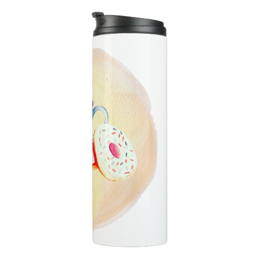 Bouteilles Isothermes Paruline avec café et beignets (Tourné sur la droite)