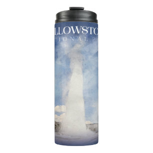 Bouteilles Isothermes Paruline de Yellowstone, Vielle Mug De Voyage Fidè