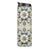 Bouteilles Isothermes Paruline florale très décorée (Tourné sur la droite)