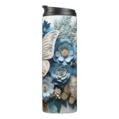 Bouteilles Isothermes Paruline papillon 3d Papercraft (Tourné sur la droite)