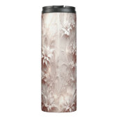 Bouteilles Isothermes Paruline thermale à fleurs blanches d'ivoire (Dos)