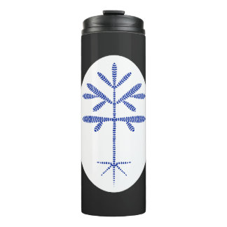 Bouteilles Isothermes Paruline thermale avec agrafage bleu