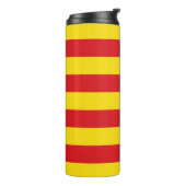 Bouteilles Isothermes Paruline thermale avec drapeau de Catalogne (Tourné sur la gauche)