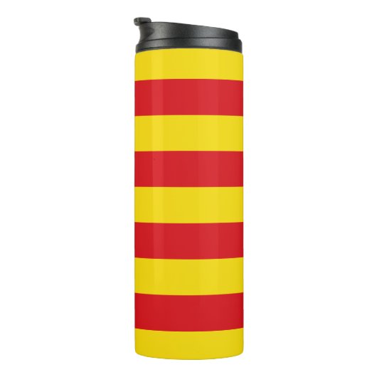Bouteilles Isothermes Paruline thermale avec drapeau de Catalogne (Tourné sur la droite)
