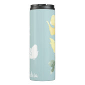 Bouteilles Isothermes Paruline thermale florale moderne (Dos)