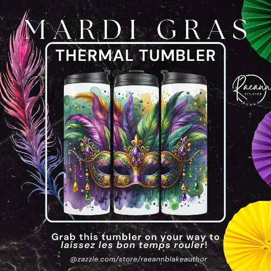 Bouteilles Isothermes Paruline thermale Mardi Gras