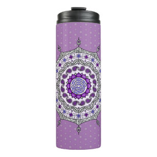Bouteilles Isothermes Paruline thermale Mehndi Imaginaire Argent