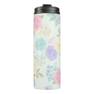 Bouteilles Isothermes Paruline thermale Pastel Floral