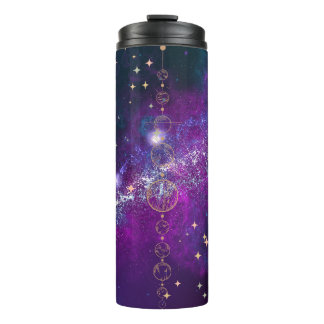 Bouteilles Isothermes Paruline thermale Starry violet et galaxie noire