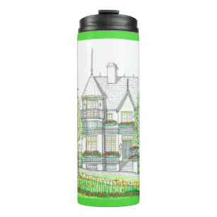 Bouteilles Isothermes Paruline thermale Victoria vert architecturale