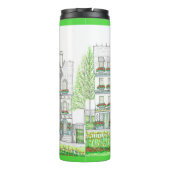 Bouteilles Isothermes Paruline thermale Victoria vert architecturale (Dos)