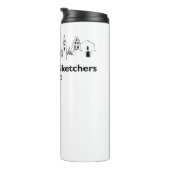 Bouteilles Isothermes Paruline thermique (Tourné sur la droite)