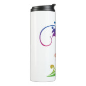 Bouteilles Isothermes Paruline thermique à fleur (Tourné sur la gauche)