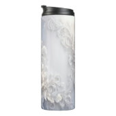 Bouteilles Isothermes Paruline thermique à floraison blanche (Tourné sur la droite)