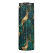 Bouteilles Isothermes Paruline thermique Abstraite géométrique luxueuse (Dos)