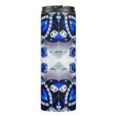 Bouteilles Isothermes Paruline thermique aux couleurs Bleues Blanches (Dos)