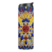 Bouteilles Isothermes Paruline thermique aux couleurs roumaines (Tourné sur la gauche)