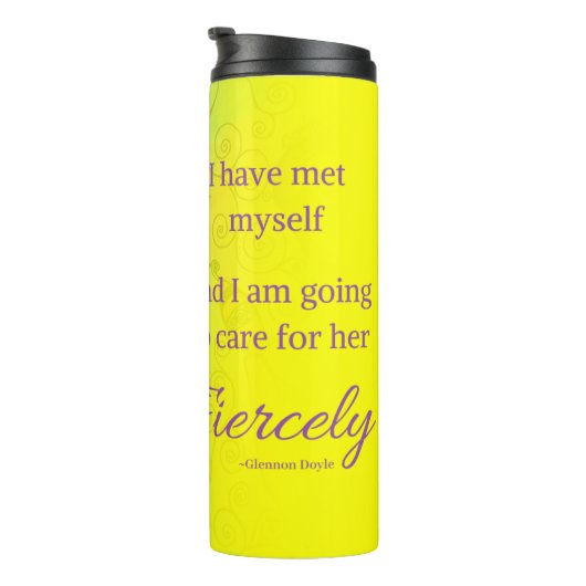 Bouteilles Isothermes Paruline thermique avec Carysse x Glennon Doyle Im (Tourné sur la droite)