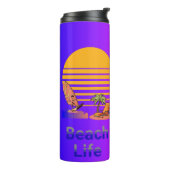 Bouteilles Isothermes Paruline Thermique Avec Design Plage (Tourné sur la gauche)
