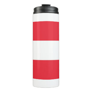 Bouteilles Isothermes Paruline thermique avec drapeau d'Autriche