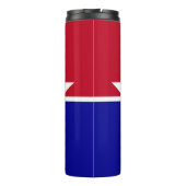 Bouteilles Isothermes Paruline thermique avec drapeau de Dallas (Dos)