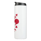 Bouteilles Isothermes Paruline thermique avec drapeau de Florence (Tourné sur la droite)