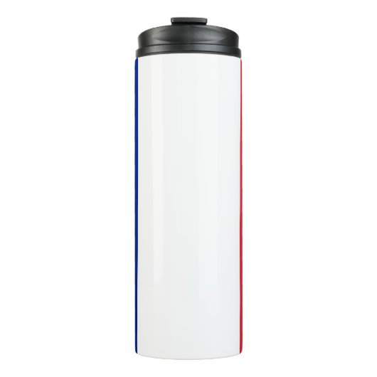 Bouteilles Isothermes Paruline thermique avec drapeau de France (Devant)